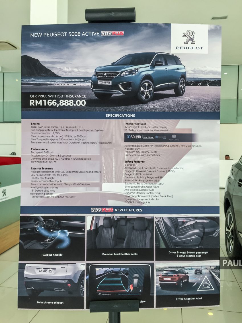 Peugeot 5008 本地组装版正式发布，售价从RM166k起 104087
