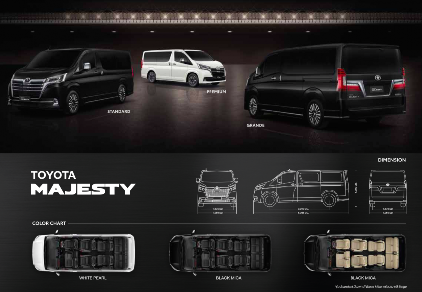 取代 Estima ? 全新11人座 MPV Toyota Majesty 登陆泰国 103600