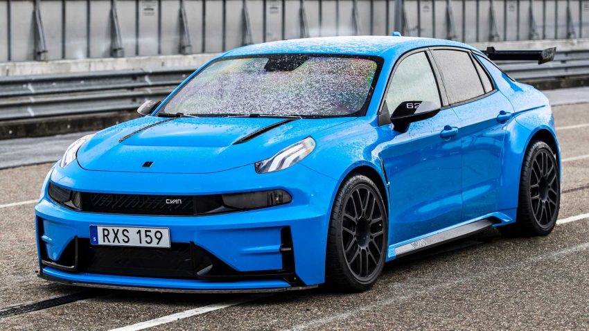 Lynk & Co 03 Cyan Concept 夺得纽柏林两项最速头衔 103833