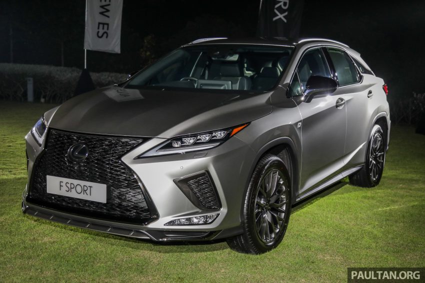 Lexus RX 小改款本地发布，共有三个等级，从RM400k起 105168