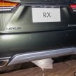 Lexus RX 小改款本地发布，共有三个等级，从RM400k起