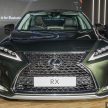 Lexus RX 小改款本地发布，共有三个等级，从RM400k起