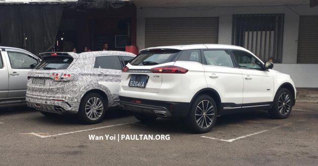 CKD版 Proton X70 与吉利缤越同时被捕获，将有新Logo?