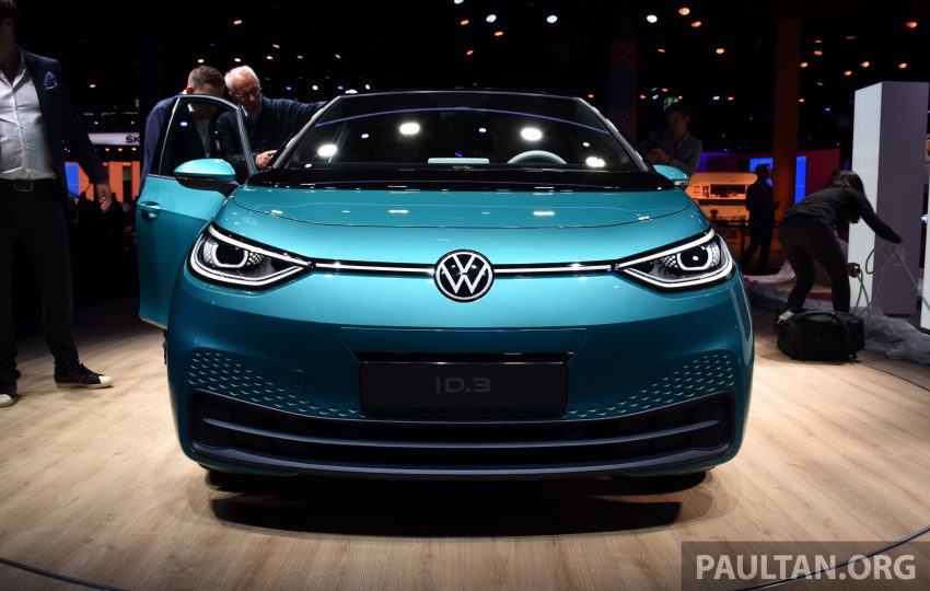 品牌首款量产的纯电动车，Volkswagen ID.3 全球首发 105111