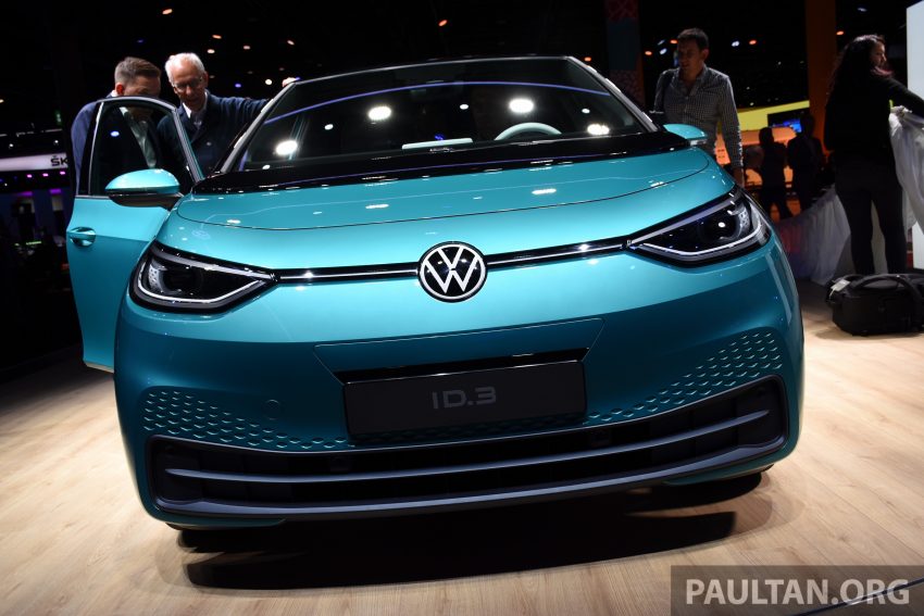 品牌首款量产的纯电动车，Volkswagen ID.3 全球首发 105113