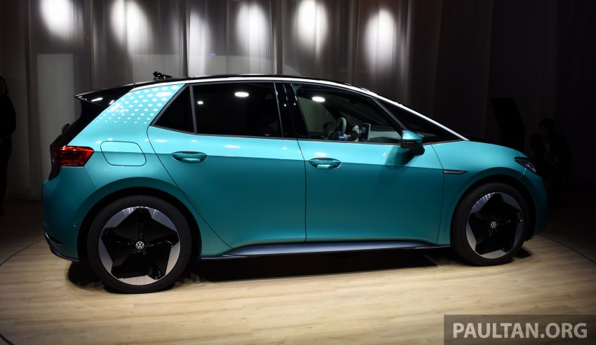 品牌首款量产的纯电动车，Volkswagen ID.3 全球首发 105091
