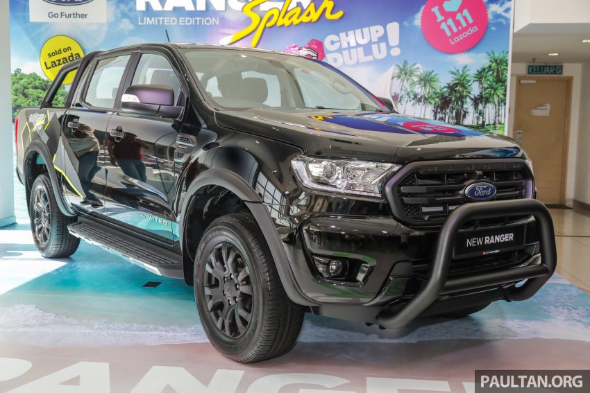 配合双11网购促销活动，Ford Malaysia 推出特别限量版 Ranger Splash，只在 Lazada 发售19辆，售RM138,888 108972