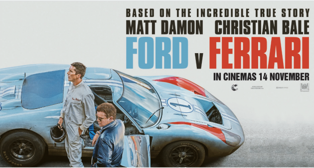 <em>Driven 电影之夜</em>: 赢取Ford v Ferrari 本地电影预览场戏票