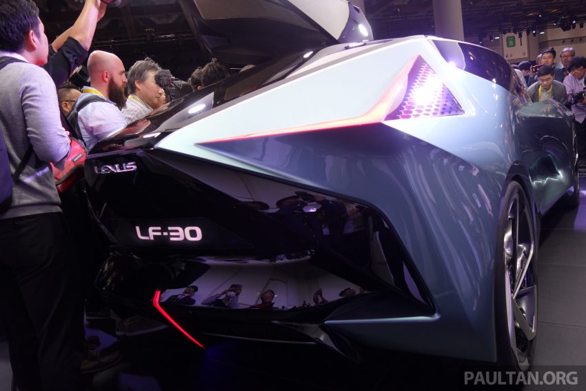 东京车展: Lexus LF-30 概念车, Lexus首款纯电动车锥型 108833