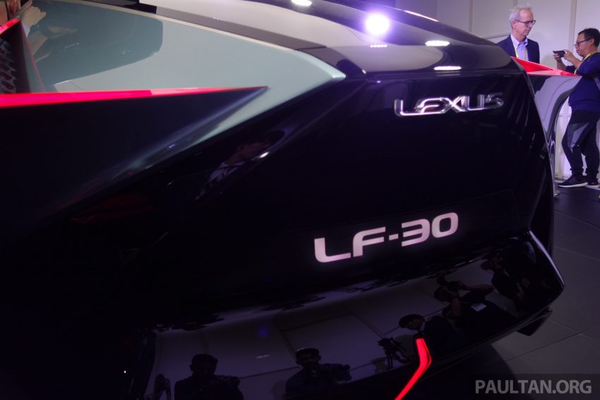 东京车展: Lexus LF-30 概念车, Lexus首款纯电动车锥型 108836