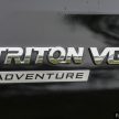 Mitsubishi Triton Adventure X 配备升级，售价保持不变