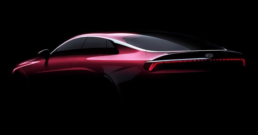 原厂发布下一代 Kia Optima 设计图，改为四门Coupe跑房 109418