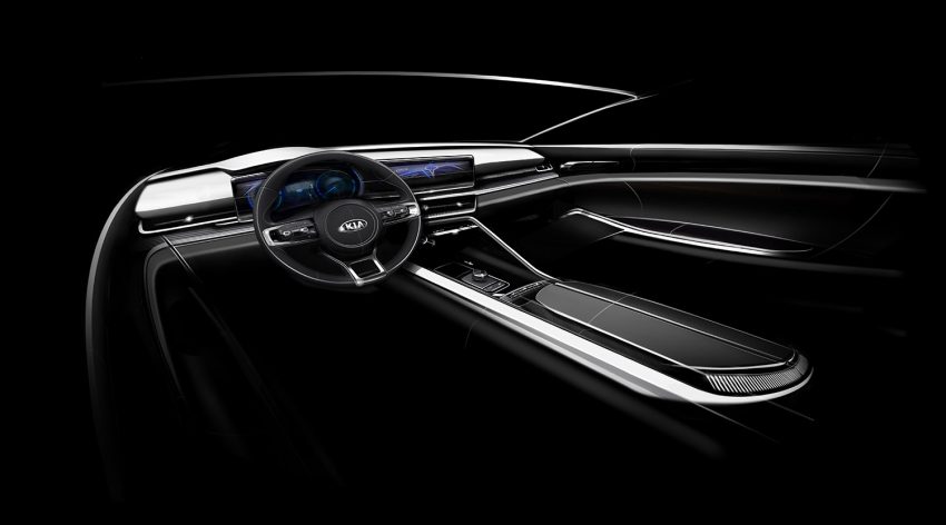 原厂发布下一代 Kia Optima 设计图，改为四门Coupe跑房 109419