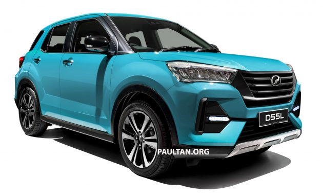 基于Daihatsu 全新入门级SUV P图而成, Perodua D55L !