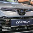全新 Toyota Corolla 本地上市，两个等级，售RM129k起