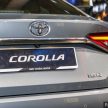 全新 Toyota Corolla 本地上市，两个等级，售RM129k起