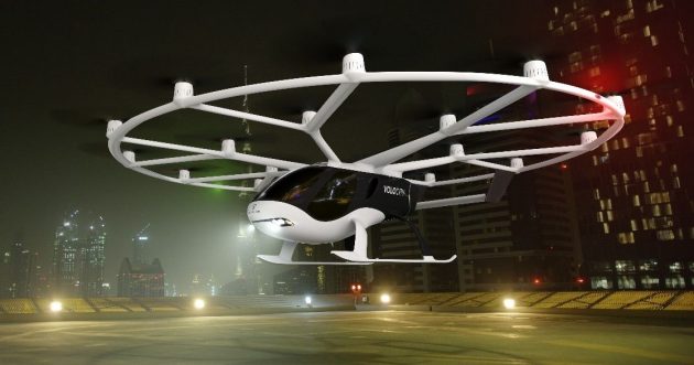 Volocopter 下月起在新加坡进行空中出租载送试飞服务