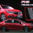 全新 Honda City 对比全新 Nissan Almera, 还有本地的Toyota Vios 和 Mazda 2 各项规格数据与安全配备逐一看