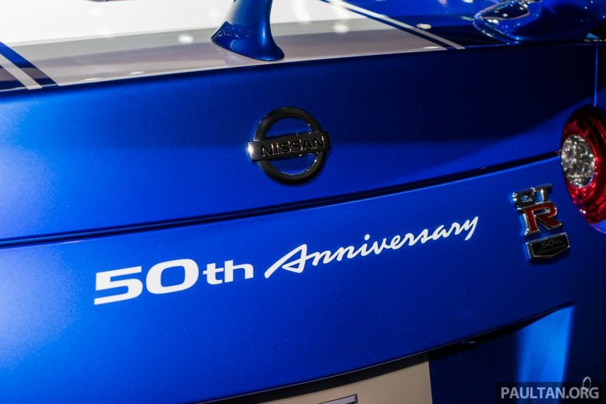 2019泰国车展：跨越半个世纪的战神！Nissan GT-R 50周年纪念版实车亮相，传承 R34 的 Bayside Blue 车身涂装 112216