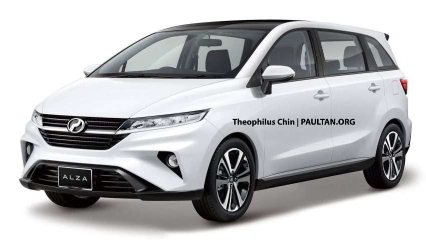 新一代国产七座 MPV，2021 Perodua Alza D27A 构想图 111553