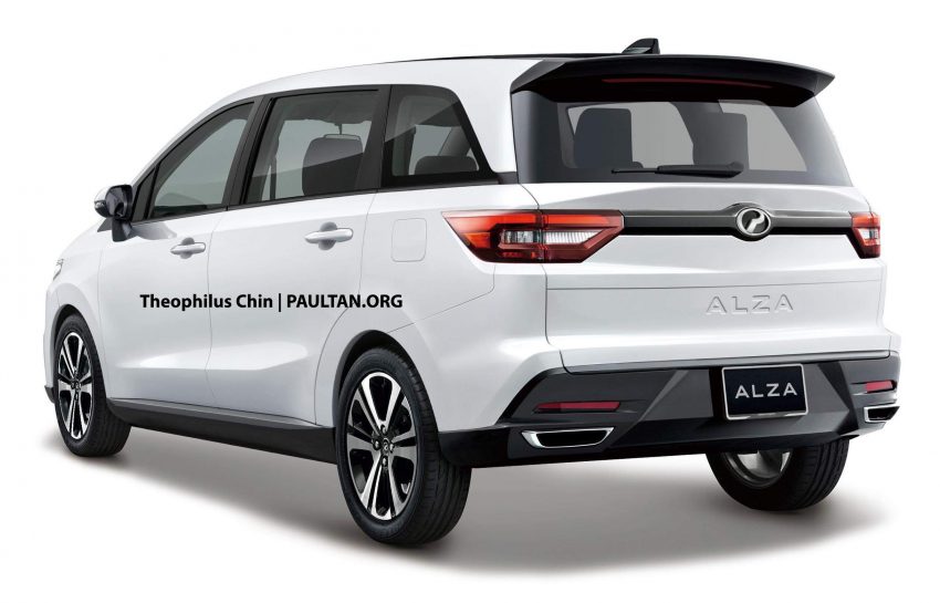 新一代国产七座 MPV，2021 Perodua Alza D27A 构想图 111554