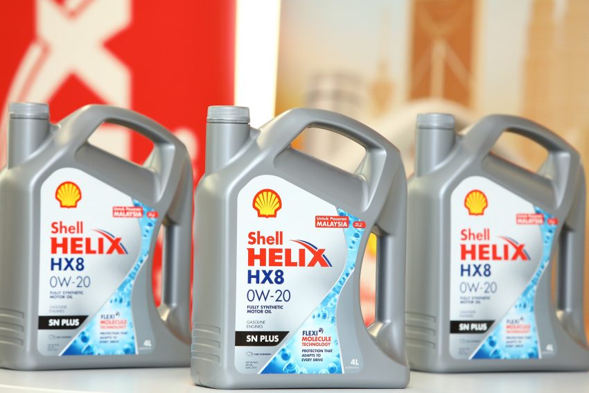 Shell Helix HX8 0W-20本地上市，全合成低浓稠度润滑油，提供更佳的引擎防护，促进油耗表现并延长保养周期 110472