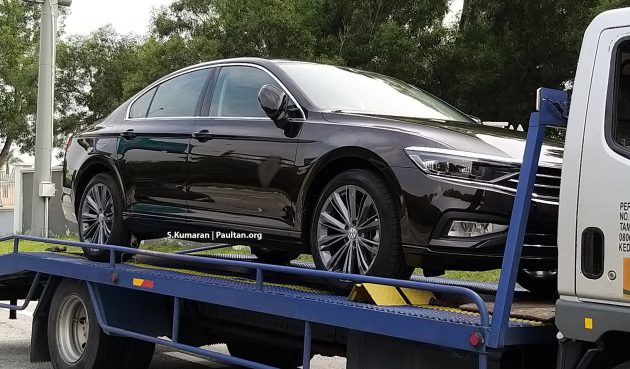 谍照：2020 B8 Volkswagen Passat 小改款在本地被捕获