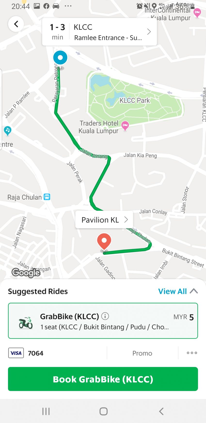 Grab Bike 电召摩多服务吉隆坡市中心小范围正式开跑 113957