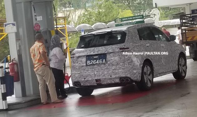 Proton X50 再度被抓拍，这次换上了无限编织家族中网