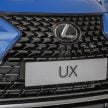 Lexus UX 本地正式面市，三个等级价格从RM244K起跳