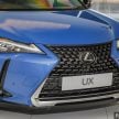 Lexus UX 本地正式面市，三个等级价格从RM244K起跳