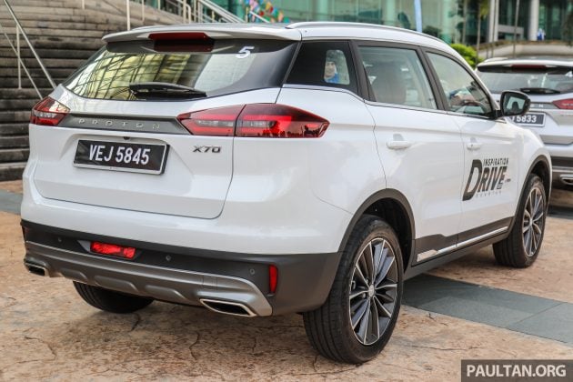 2020 Proton X70 CKD，四个等级规格配备表与细节逐一看