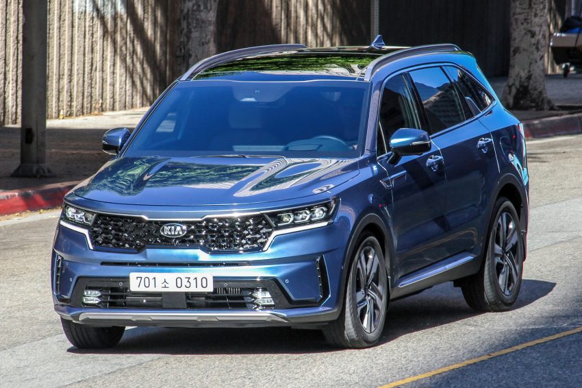 谍照：全新大改款 2021 Kia Sorento 无伪装路测被捕获 115594