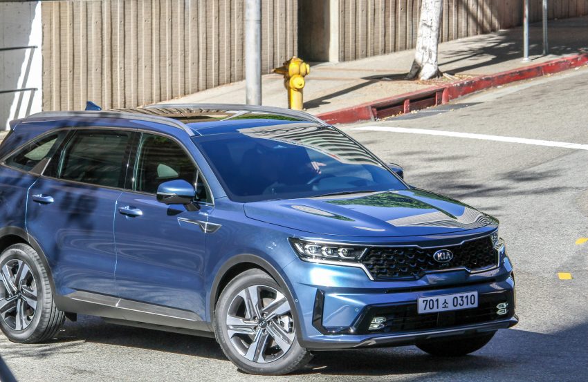 谍照：全新大改款 2021 Kia Sorento 无伪装路测被捕获 115596