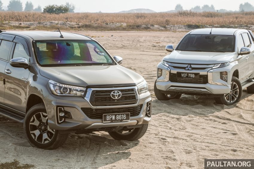 油耗实测: Toyota Hilux 2.8L vs Mitsubishi Triton 2.4L 118760