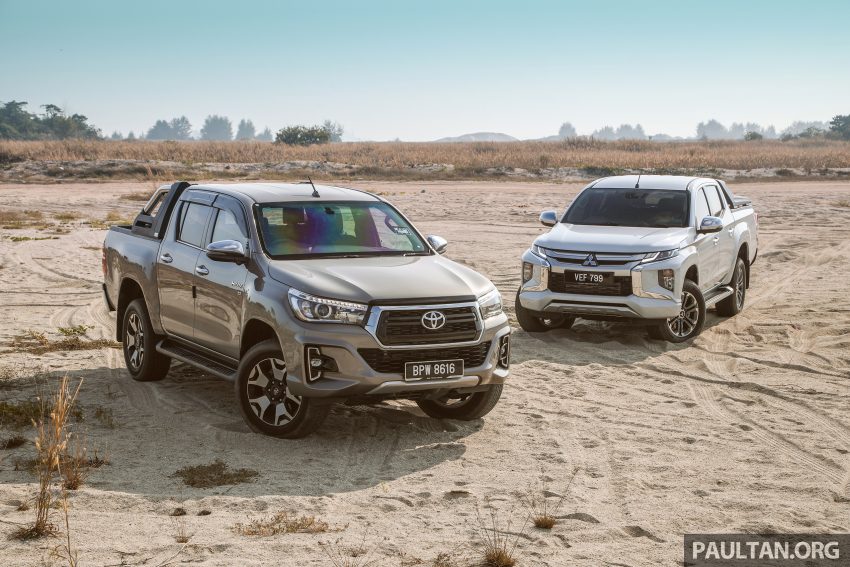 油耗实测: Toyota Hilux 2.8L vs Mitsubishi Triton 2.4L 118759