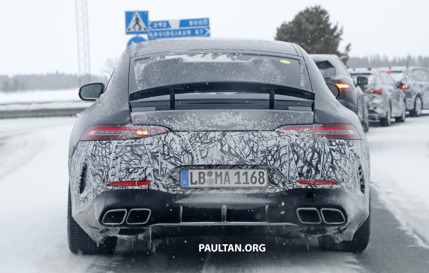 谍照：Mercedes-AMG GT 73 EQ Power+ 被捕获，最强插电式混动四门跑房！最大马力输出达800 hp，3秒内可破百 118476