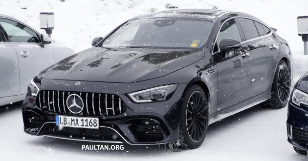 谍照：Mercedes-AMG GT 73 EQ Power+ 被捕获，最强插电式混动四门跑房！最大马力输出达800 hp，3秒内可破百