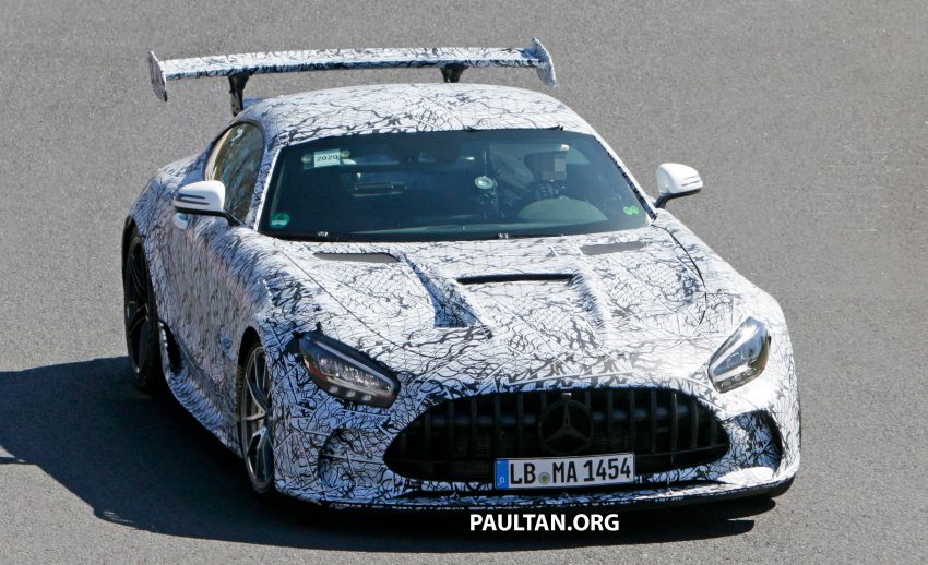 谍照：Mercedes-AMG GT Black Series 被捕获！AMG GT系列的终极性能版！最大输出功率达700 hp／750 Nm 119016