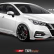 更显帅气！2020 Nissan Almera 搭载 Drive68 空力套件