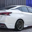 更显帅气！2020 Nissan Almera 搭载 Drive68 空力套件