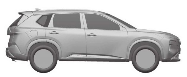 外媒曝光下一代 Nissan X-Trail 3D造型图, 双层头灯设计!