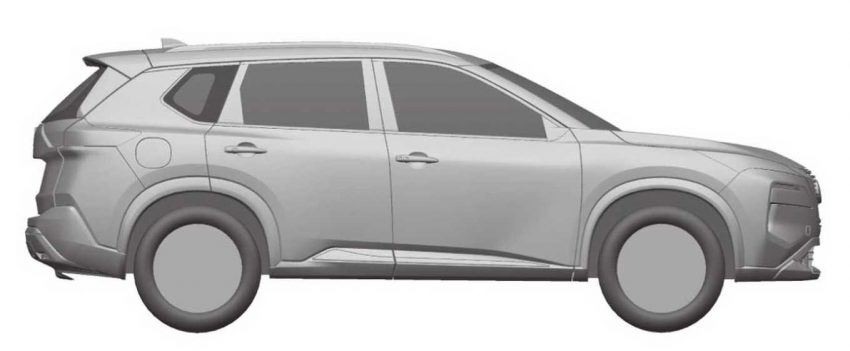 外媒曝光下一代 Nissan X-Trail 3D造型图, 双层头灯设计! 119348