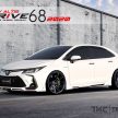 泰改装厂另一作品，Toyota Corolla 配 Drive68 空力套件