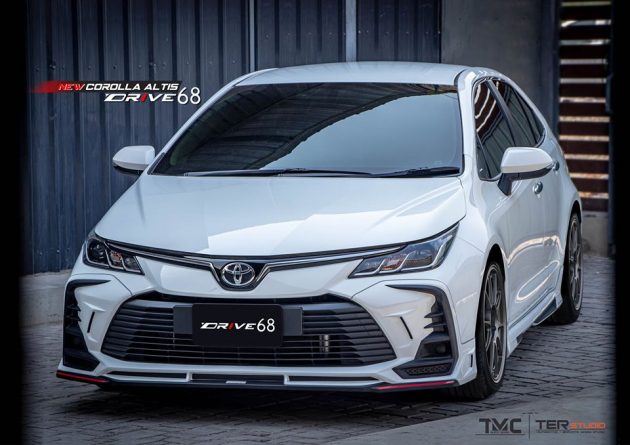 泰改装厂另一作品，Toyota Corolla 配 Drive68 空力套件