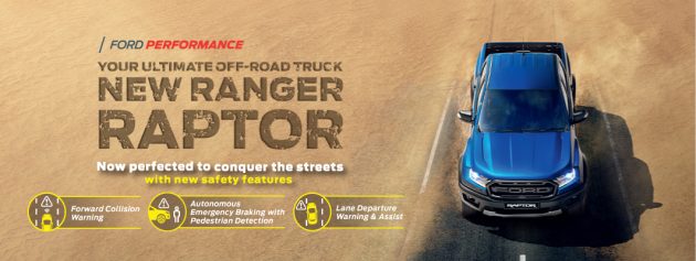 2020 Ford Ranger Raptor 正式登陆大马，售价RM209k