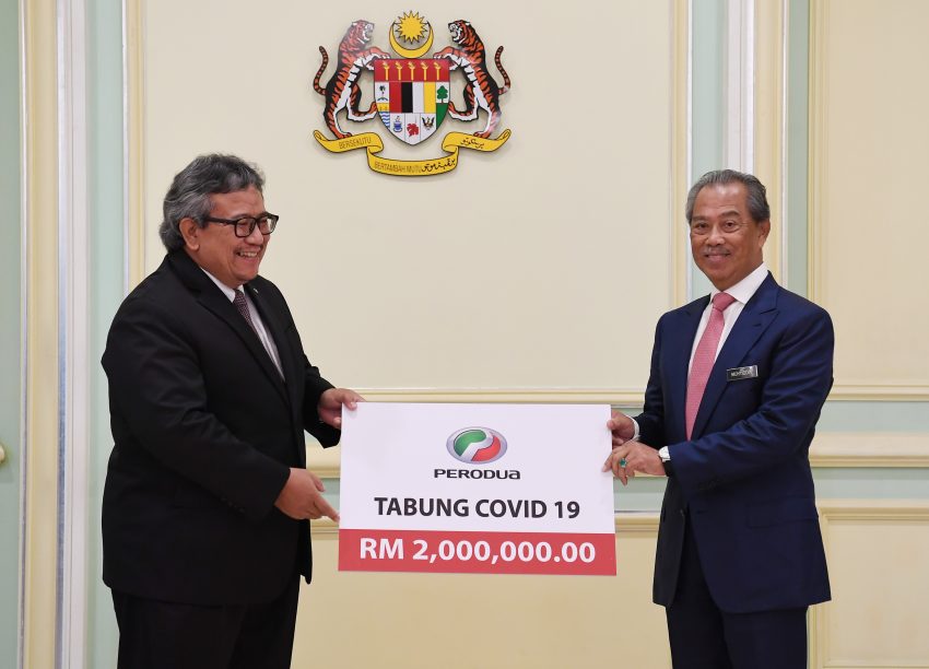 向前线抗疫工作出一份力, Perodua 宣布捐款200万 119458