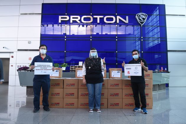 Proton 开始发放防护面罩予前线人员，首批已送往吉兰丹