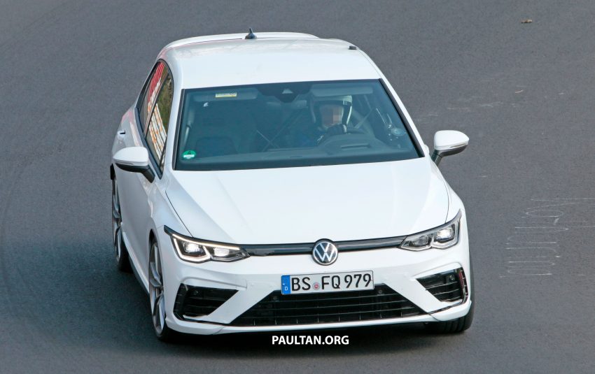 谍照：2021 Volkswagen Mk8 Golf R 无伪装纽北赛道试跑 120053