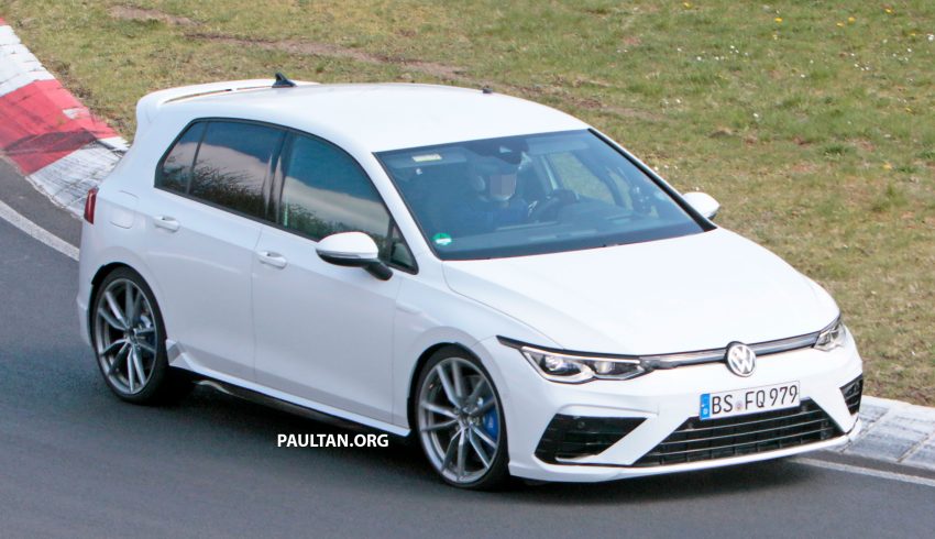 谍照：2021 Volkswagen Mk8 Golf R 无伪装纽北赛道试跑 120055